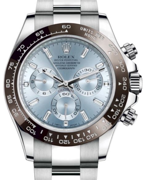 rolex daytona platinum baguette diamond|rolex platinum daytona 116506.